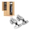 thumbnail image 4 of Hinges, 105-110° Stainless Steel Muffler Close Cabinet Hinges With Adjustable Screw For Kitchen Bathroom Big Bend, 4 of 8