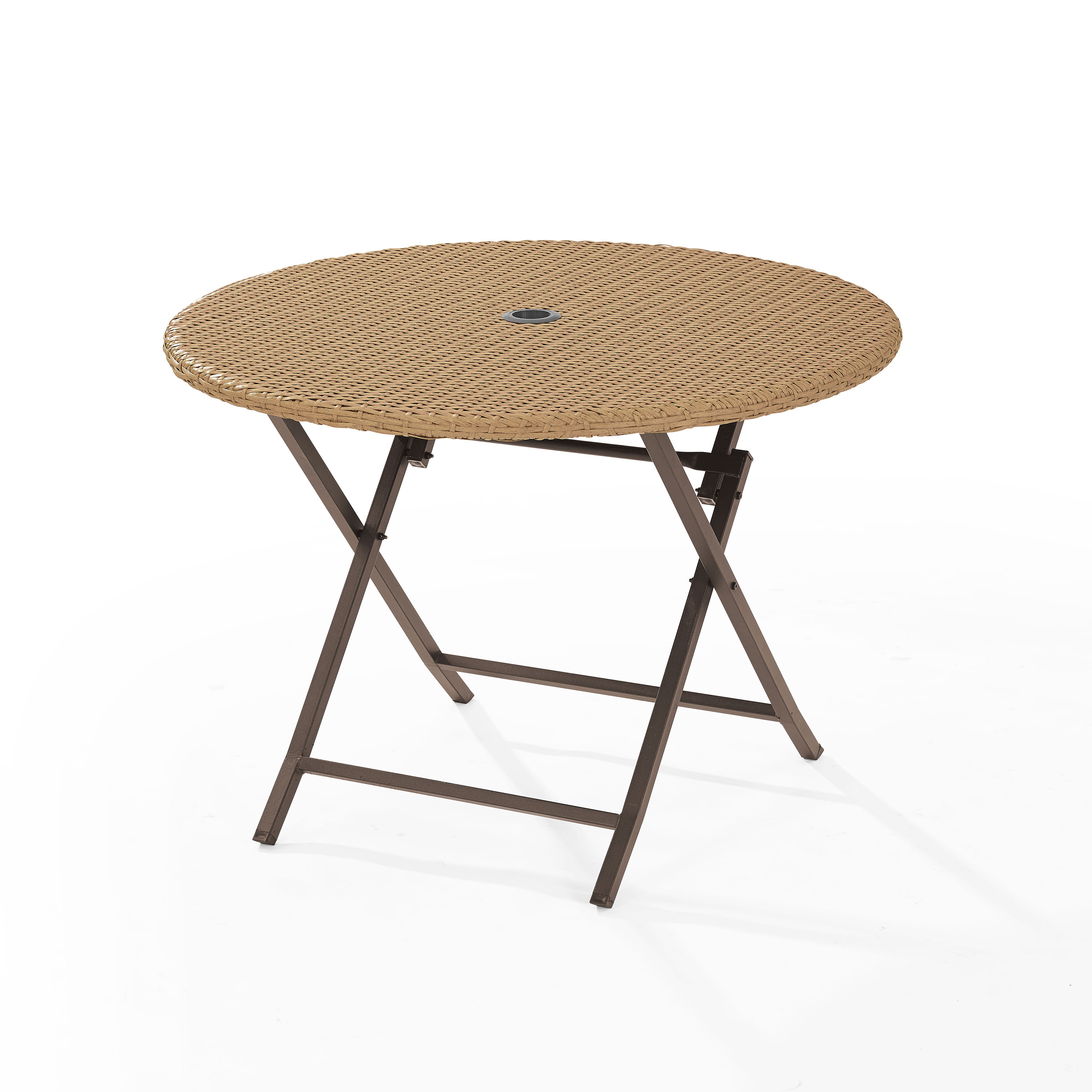 Crosley Palm Harbor Outdoor Wicker Folding Table