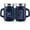 Navy Blue, variant on Salt and Pepper Shakers Set, 4 oz Cute Modern Glass Shaker Sets with Stainless Steel Lids, Blue Kitchen Decor and Accessories for Home Restaurants Weddings