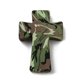 thumbnail image 1 of Cross with Flower Silicone Focal Beads Chewing Beads For Teethers DIY Nursing Necklaces Making Olive Drab 35x25x8mm Hole: 2mm, 1 of 3