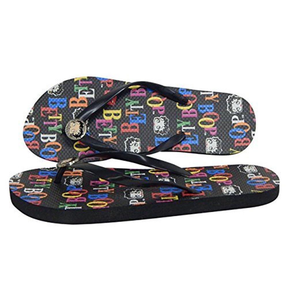 Fourever Funky Betty  Boop  Flip Flop Sandal  Thong Vegan 