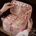 thumbnail image 3 of 26-27 Portable Women Cosmetic Bag Multifunction Large Capacity Travel Toiletry Storage Organizer Female Neceser Makeup Beauty Case, 3 of 5