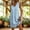Blue, variant on QUNYINEY Summer Sun Dresses Women Plus Size Striped A Line Mini Sleeveless Tank Dress V Neck Beach Loose Fit Casual with Pockets Dresses