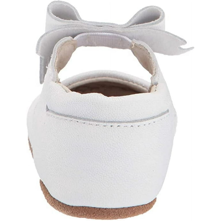 Robeez Baby Girl s Ankle Strap Mary Jane First Kicks Sofia White