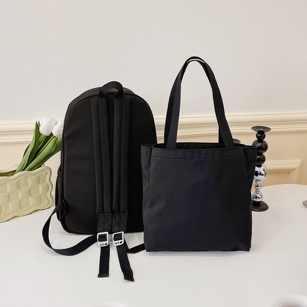 Bolsa 2 unids/set mochila de mujer mochilas de viaje de moda mochila con (negro) Ehuebsd Para Estrenar