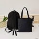 thumbnail image 1 of Bolsa 2 unids/set mochila de mujer mochilas de viaje de moda mochila con (negro) Ehuebsd Para Estrenar, 1 of 9