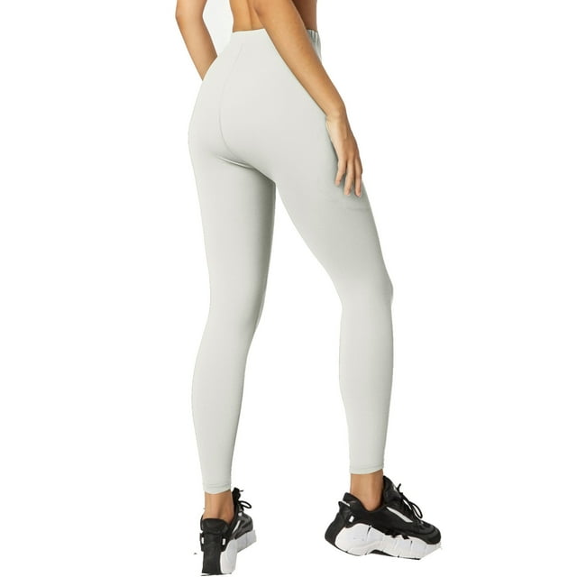 Leggings de cintura alta para mujer, pantalones de yoga opacos, tejido suave para gimnasio/fitness/entrenamiento