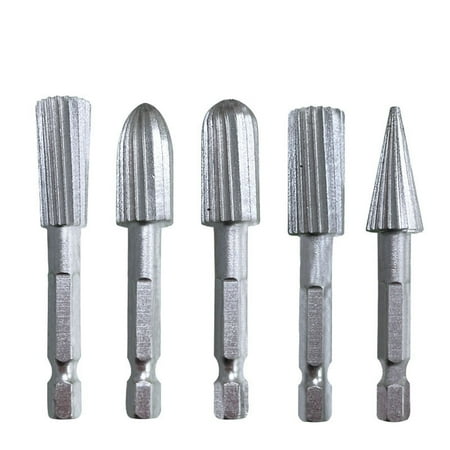 

Tdoenbutw Rotary Files For Metal Heavy Duty File Grinding Tools Set Carbide File For Metal Wood Carving Engraving Polishing Drilling Silver