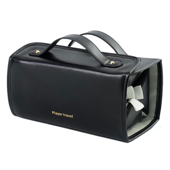 Bolsa de cosméticos desmontable Cateissary 4 en 1 bolsa de aseo de viaje de cuero impermeable gran capacidad