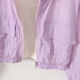 thumbnail image 4 of Chaqueta Ligera de Verano Color Sólido de las Niñas con Capucha de Moda Y Versátil para Niños Chaqueta Ligera, 4 of 9