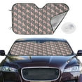 thumbnail image 2 of Kdxio Poodle Dog Print Windshield Sun Shade,UV Rays and Sun Heat Protection,Sunshade for Car Windshield,Car Shade Front Windshield - Small, 2 of 6
