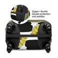 thumbnail image 4 of Balery Luggage Cover Black Cow Print With Sunflowers Country Print Suitcase Covers for Luggage Elastic Washable Suitcase Protector Fits 18-32 Inch Luggage-Large, 4 of 9