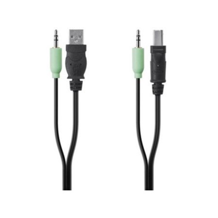 UPC: 0745883773213 | Belkin TAA USB/AUD SKVM CBL USB A/B 3.5mm AUDIO F1D9022B06T