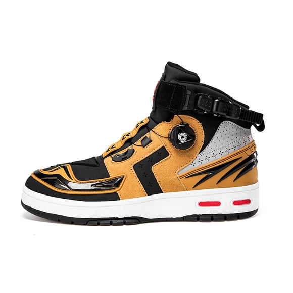 Botas De Moto Y Zapatos De Moto Para Todas Las Estaciones Para Hombre Y Mujer,Amarillo,40