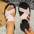 thumbnail image 4 of Dakaela Summer Sandals for Women 2026 with Arch Support Orthopedic Slip on Slides Ladies Comfortable Summer Beach Casual Slippers Light Pink Size 9, 4 of 8
