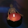 thumbnail image 5 of Clearance Candles & Holders under $15,Halloween Skeleton Candle Candles Skeleton Decor Candles Captivating Seasonal Soft And Consistent Glow 9.5x9.5x12cm For Mantle Outdoor Tabletop Farmhou, 5 of 9