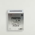 thumbnail image 4 of TISHITA Drop Box Wall Mounted Mailbox Decorative Letter Box Vintage Wall Hanging Mail Box Newspaper Holder Box for Outdoor Porch Yard Silvery, 4 of 6