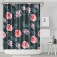 thumbnail image 2 of Waterproof Pioneer Shower Curtain 84x72 Inch Polyester Unique Colorful Floral Shower Curtain for Bathroom Hotel Home Decor with 12 Plastic Hooks, 2 of 5