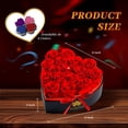 thumbnail image 2 of Flores preservadas Vryblos Forever Red Roses en caja con forma de corazón, 2 of 7