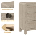 thumbnail image 6 of May in Color Modern Chest of Drawers, with Rounded Corners and Soft Close Drawers, 1 Piece, Natural Wood, 6 of 8