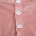 thumbnail image 4 of PENGXIANG Bébé Fille Automne Velours Solide Romper Mode Volant Manches Longues Body, 4 of 8