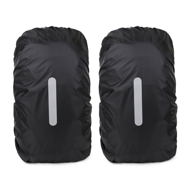 Mochila impermeable con funda para lluvia para mochilas reflectantes antipolvo de 20 a 45 l