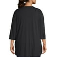 thumbnail image 3 of Just My Size Women's Plus Size Lightweight Open-Front Cardigan, 3 of 5