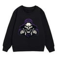 thumbnail image 5 of Tiijoy Toddler Girls Halloween Sweatshirt Skeleton Print Crew Neck Sweatshirts, Sizes 3-4, 5 of 5