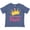 Indigo, variant on Inktastic 4th Birthday Princess is Four Girls Toddler T-Shirt