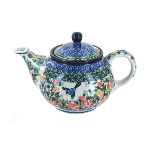 Blue Rose Polish Pottery Maria Small Teapot