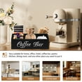 thumbnail image 6 of AEVXKHI Coffee Station Organizer, 5 Compartments Coffee Bar Accessories Organizer, Wood Coffee Bar Organizer, Coffee Storage Station Coffee Pods Holder for Countertop Coffee Bar, 6 of 10