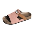 thumbnail image 1 of DXOUPM Women's Slippers Casual Butterfly Decorated Summer Open Toe Comfortable Walking Sandal, 1 of 3