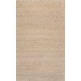 thumbnail image 2 of nuLOOM Tessie Flatweave Jute Area Rug, 7' 6" x 9' 6", Natural, 2 of 4