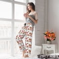 thumbnail image 5 of Sikiie Rose Flowers Women’s Ultra-Soft Comfy Lounge Pants Sleepwear Comfy Lounge Pants Drawstring Sleep Bottoms with PocketsLarge, 5 of 6