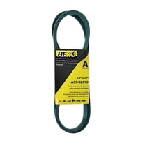 HERO® 1/2 inch x 57 inch Aramid Kevlar Lawn Mower Belt Replacement For Reference A55 4L570