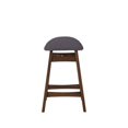 thumbnail image 4 of Space Savers Medium Brown Barstool30 - Grey (RTA)- Set of 2, 4 of 8