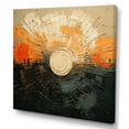 thumbnail image 2 of Designart "Twilight Serenity In Beige And Black" Sunrisesunset Wall Art Living Room, 2 of 7