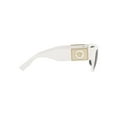 thumbnail image 3 of Versace VE 4406 Plastic Mens Rectangle Sunglasses White 56mm Adult, 3 of 3