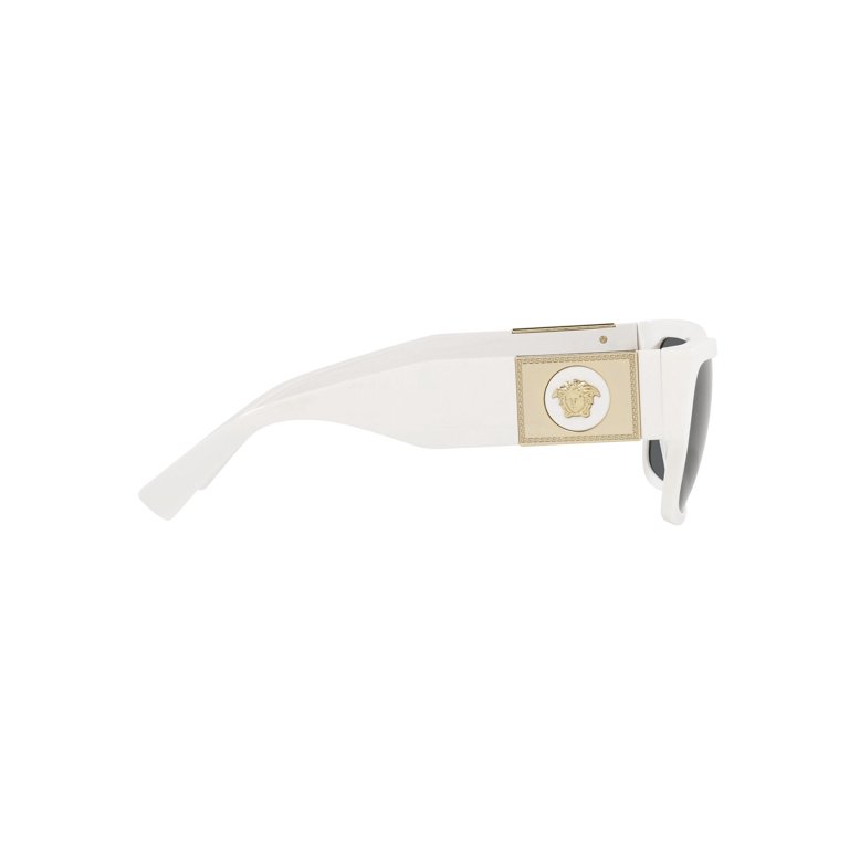 Versace VE 4406 Plastic Mens Rectangle Sunglasses White 56mm 
