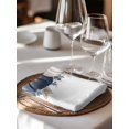 thumbnail image 6 of Fall Blue Pumpkins Cloth Napkins Set of 6 Reusable Dinner Napkins, Thanksgiving Autumn Watercolor Leaf Cocktail Napkin Washable Table Napkins for Wedding/Holiday Party/Baby Shower 20"x20", 6 of 7