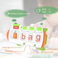 thumbnail image 4 of BESTSKY Interactive English Learning Card Reader with 112 Flashcards Early Educational Toy for Toddlers 2 3 4 Years Alphabet Phonics Words Reading Machine, 4 of 4