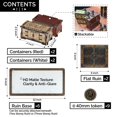 thumbnail image 3 of Jucoci Battlezone Creation Kit 9PCS Tabletop Terrain Wargame Terrains Set Compatible with WH40K（Red, 3 of 5