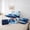 Blue, variant on Erosebridal Marine Shark Twin Bedding Sets 7-Piece for Kids, Blue Octopus Coral Bedding Comforter Set