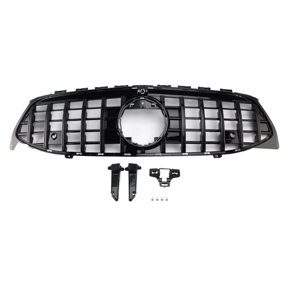 Front Bumper Grille Grill Fit For Mercedes CLA Class W118 C118 2020-2024 GTR Black