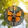 thumbnail image 3 of Whimsical Metal Hanging Wind Spinners & Chimes - Vibrant Circular Patterns for Enchanting Yard & Garden Decor, 3 of 6