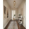 thumbnail image 2 of Progress Lighting, Vertex Collection, 1-Light Semi-Flush Mount, Brushed Gold, Clear Glass Shade, 2 of 10