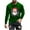 Green, variant on Feancey Men's Long Sleeve Christmas Tees Cute Santa Claus Print Slim Fit T-Shirts Xmas Stretchy Casual Crewneck Tops Big And Tall Cool Streetwear Tee Shirt Green M