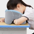 thumbnail image 4 of romoty Ergonomic Desk Nap Pillow Memory Foam, 10.2 x 9.8 Inches Blue Face Down Sleeping Cushion with Arm Rest Hole for Office School Desk, 4 of 6