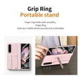 thumbnail image 5 of Rugged Phone Case for Samsung Galaxy Z Fold 3, Heavy Duty Shockproof Camera Lens Protection Hand Strap Kickstand Anti-Slip Drop Protective Case Cover for Samsung Galaxy Z Fold 3, Pink, 5 of 7