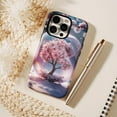 thumbnail image 6 of CherryBlossomAppleShapedPhoneCaseTransparentClearWinterWonderlandDesignForWomenMenFashionLoversCompatible with iPhone 11/12/13/14/15/16 (Pro Max/Plus), 6 of 9